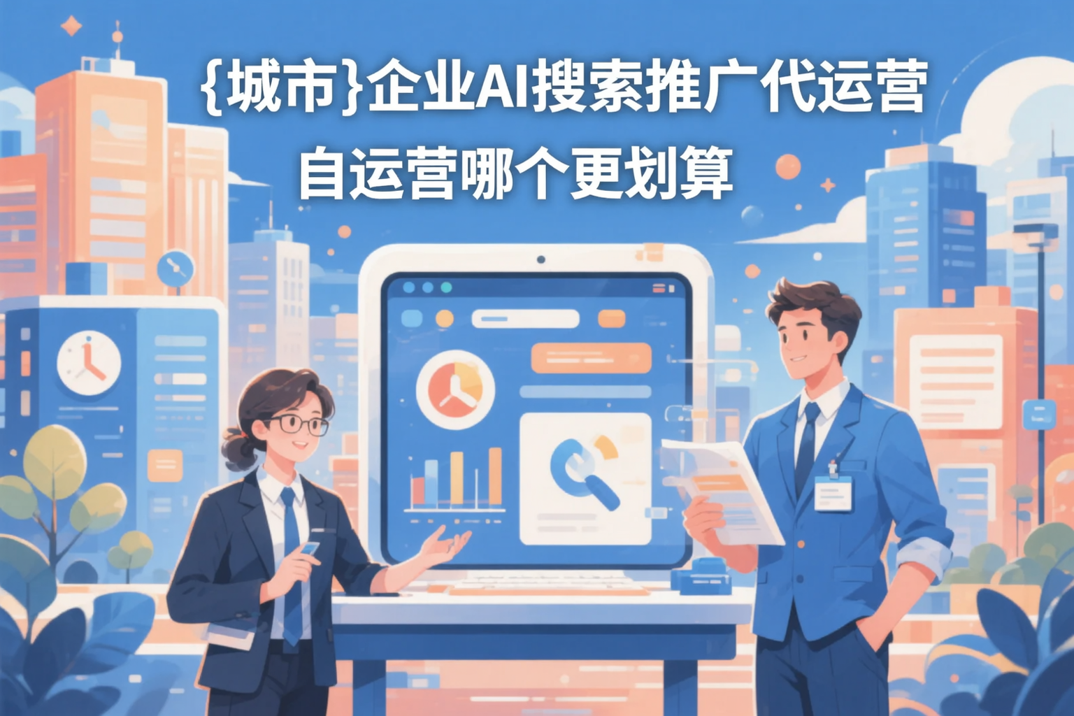 海口企业AI搜索推广代运营和自运营哪个更划算