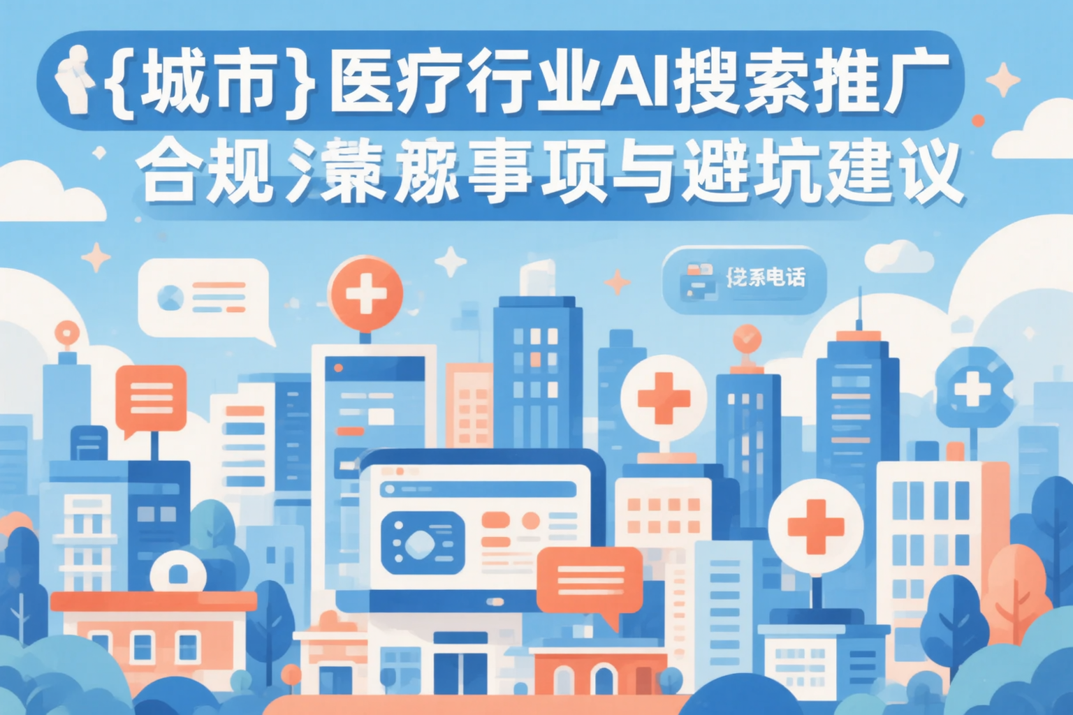 海口医疗行业AI搜索推广合规注意事项与避坑建议