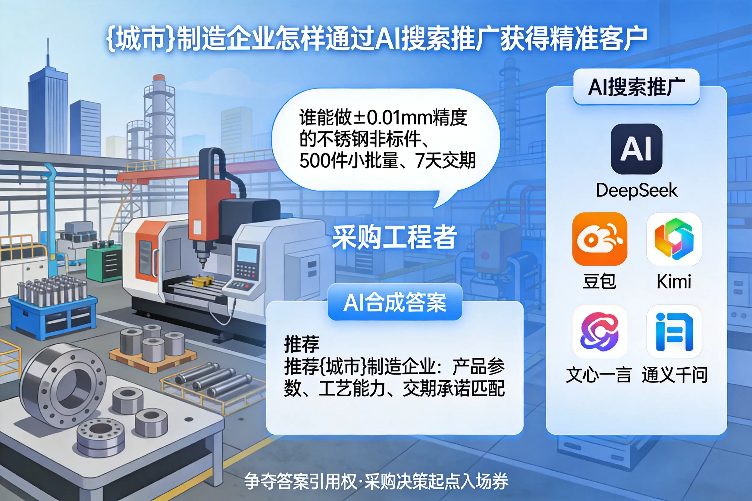 海口制造企业怎样通过AI搜索推广获得精准客户