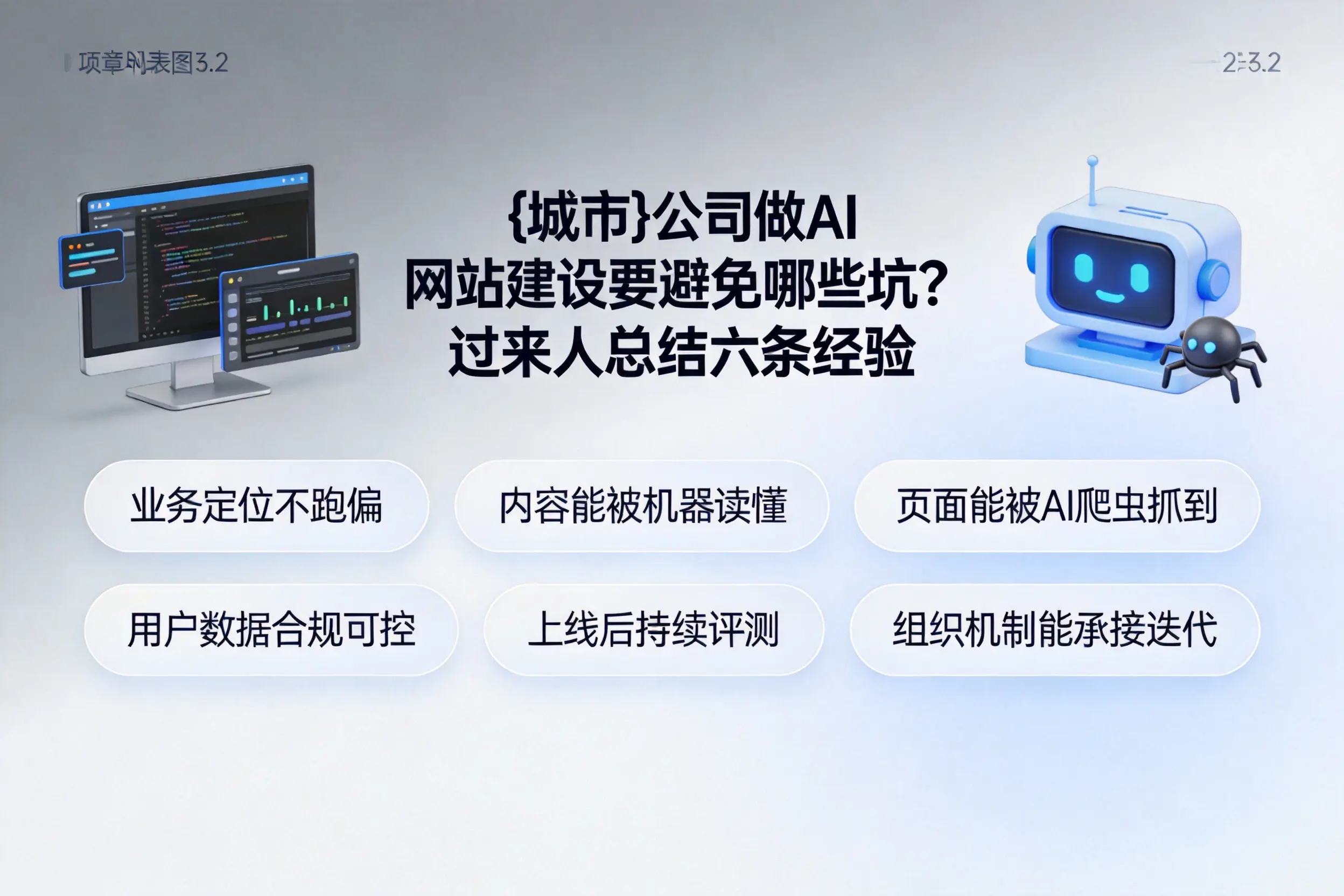 海口公司做AI网站建设要避免哪些坑？过来人总结六条经验