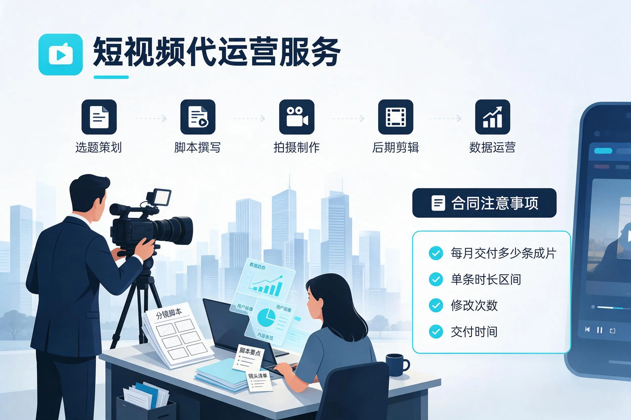 短视频代运营包含哪些服务？海口企业常见问题科普