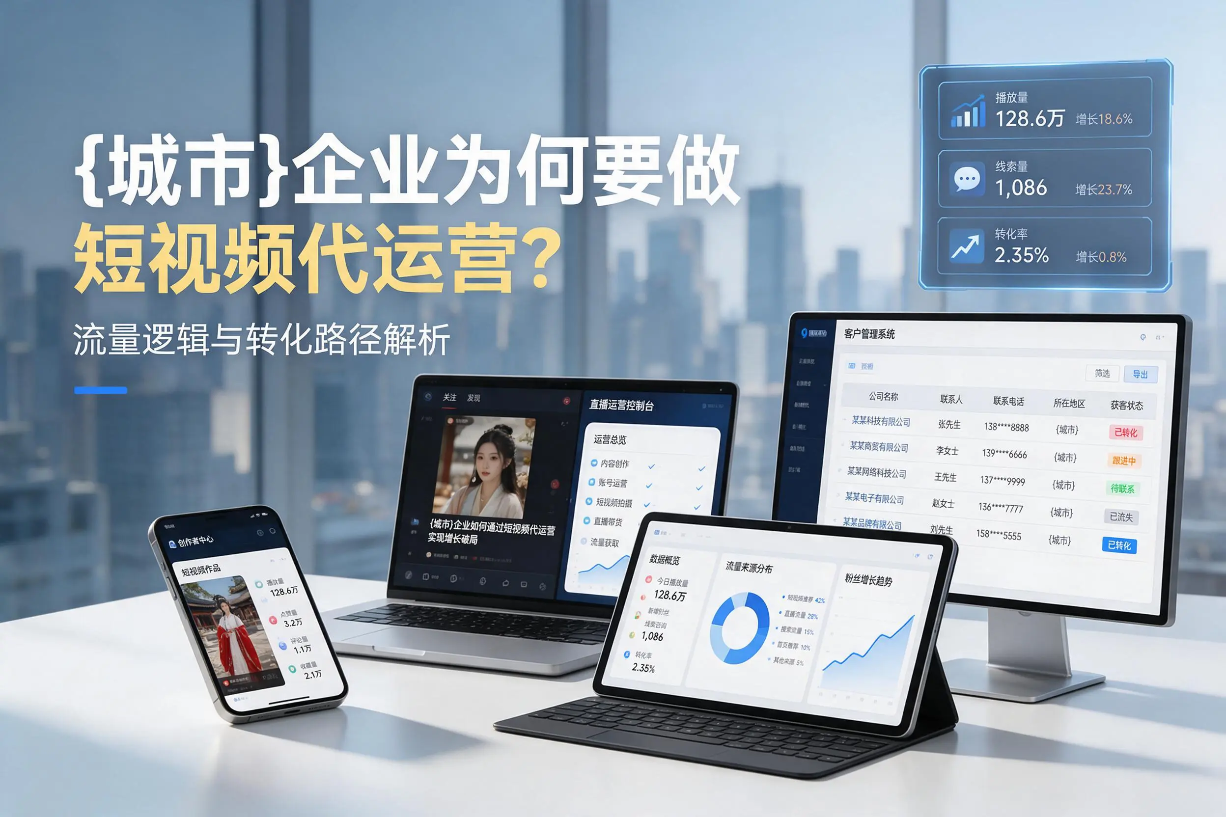 海口企业为何要做短视频代运营？流量逻辑与转化路径解析