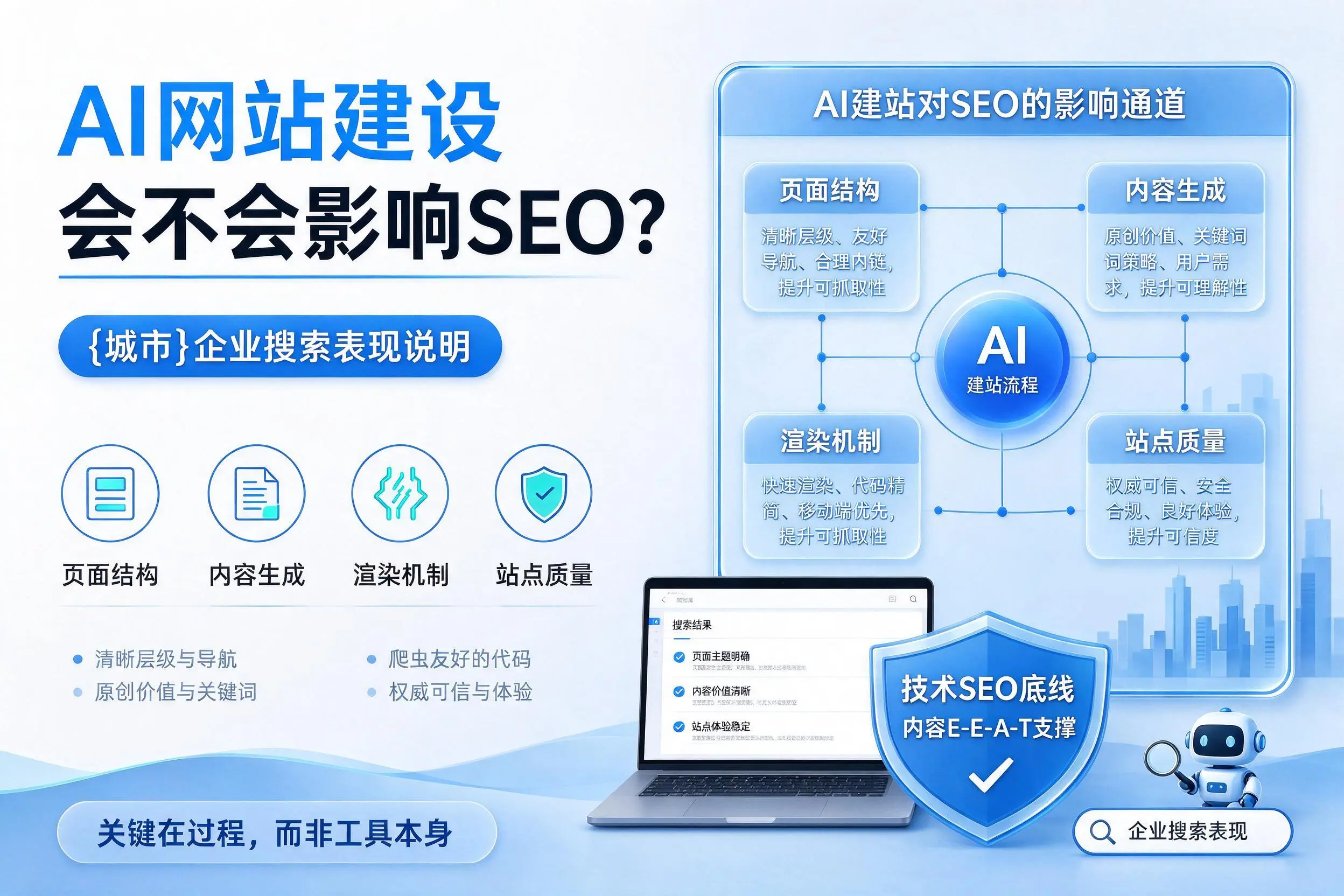 AI网站建设会不会影响SEO？海口企业搜索表现说明