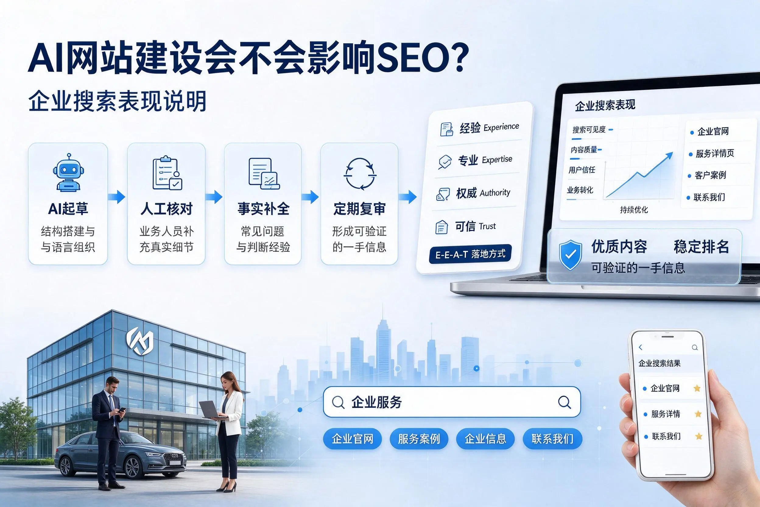 AI网站建设会不会影响SEO？海口企业搜索表现说明